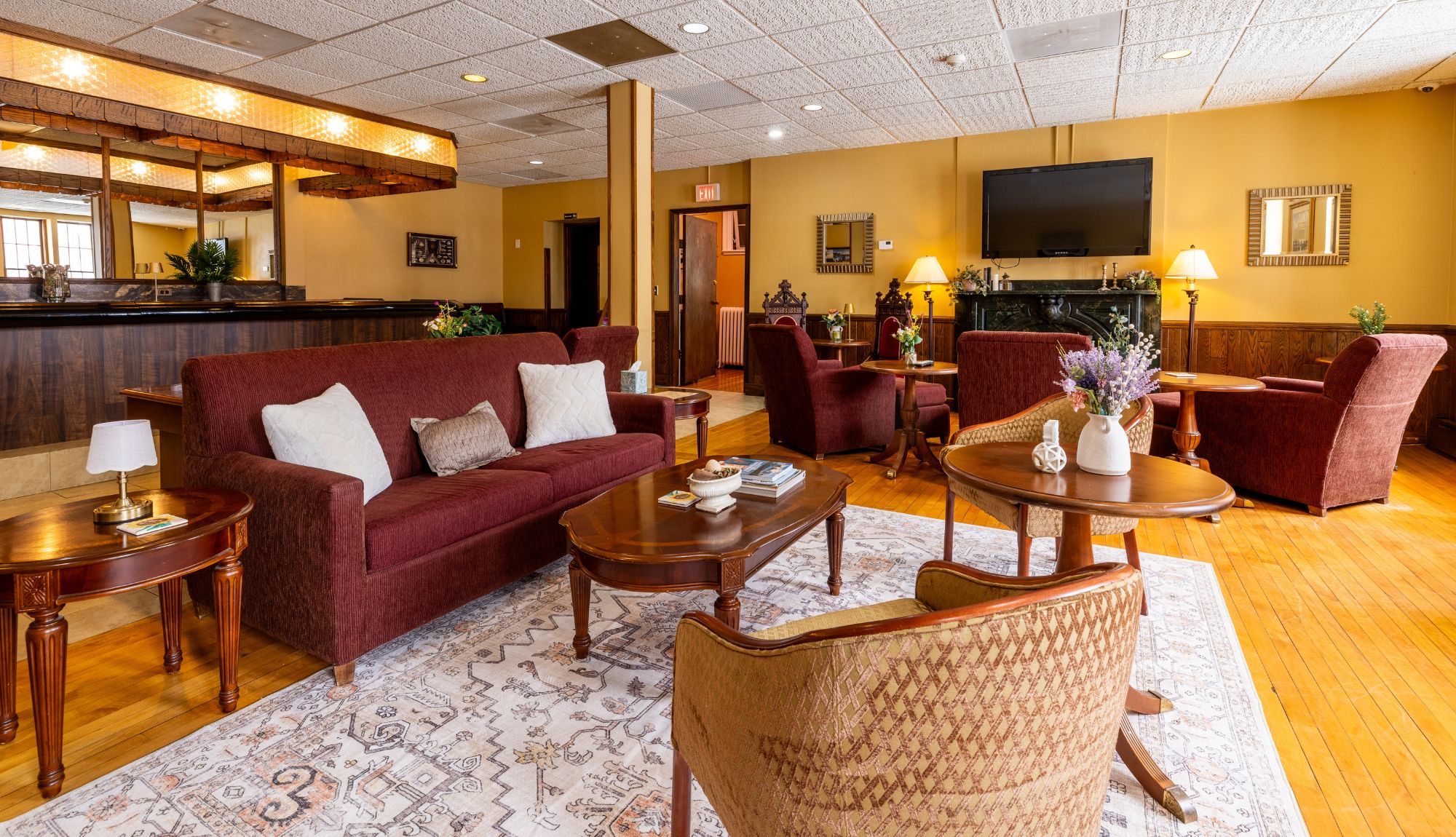 Photo of the WiFi Lounge at Beacon Office Space and Executive Suites - Oswego New York
